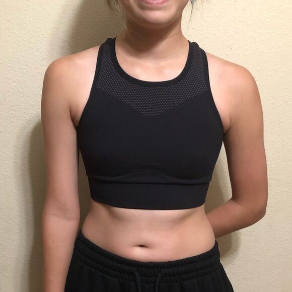 Zella Body Fusion Black Sports Bra Size Extra Small - Picture 2 of 14